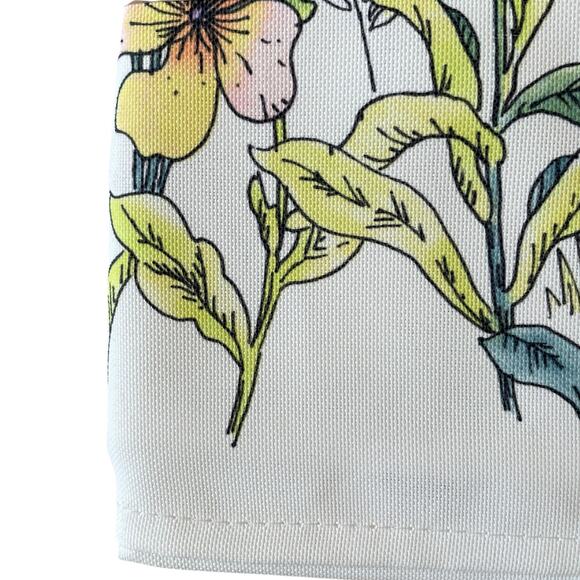 The Farmhouse Spring Floral Bunnies Easter Tablecloth 60x120 Pop of Color New - Picture 9 of 10